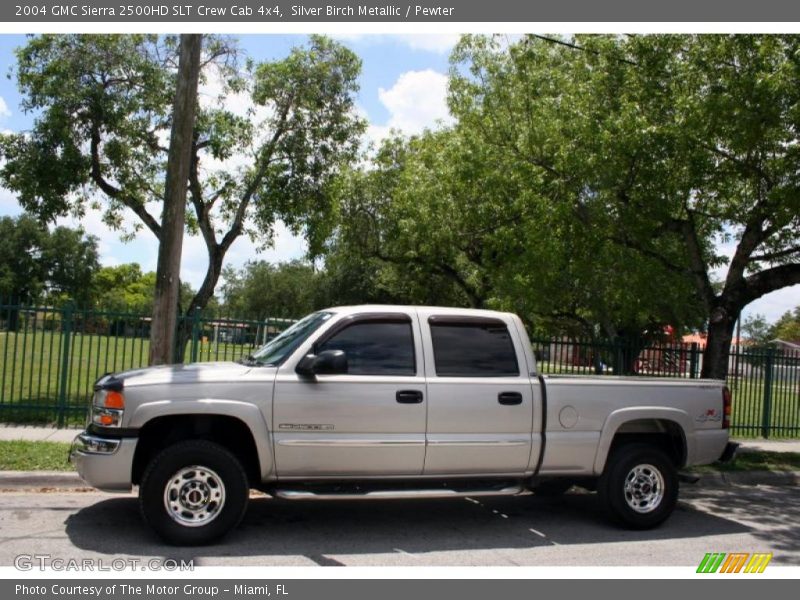 Silver Birch Metallic / Pewter 2004 GMC Sierra 2500HD SLT Crew Cab 4x4