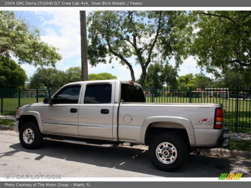 Silver Birch Metallic / Pewter 2004 GMC Sierra 2500HD SLT Crew Cab 4x4