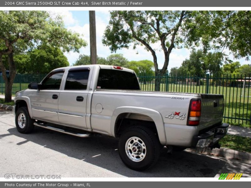 Silver Birch Metallic / Pewter 2004 GMC Sierra 2500HD SLT Crew Cab 4x4