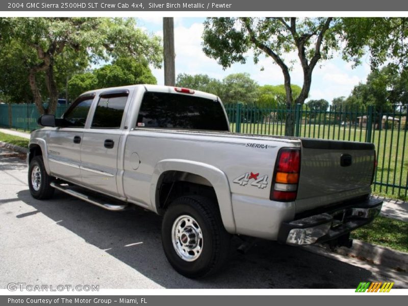 Silver Birch Metallic / Pewter 2004 GMC Sierra 2500HD SLT Crew Cab 4x4