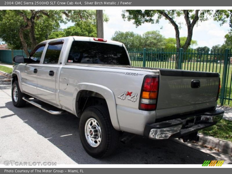 Silver Birch Metallic / Pewter 2004 GMC Sierra 2500HD SLT Crew Cab 4x4