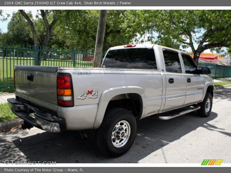 Silver Birch Metallic / Pewter 2004 GMC Sierra 2500HD SLT Crew Cab 4x4
