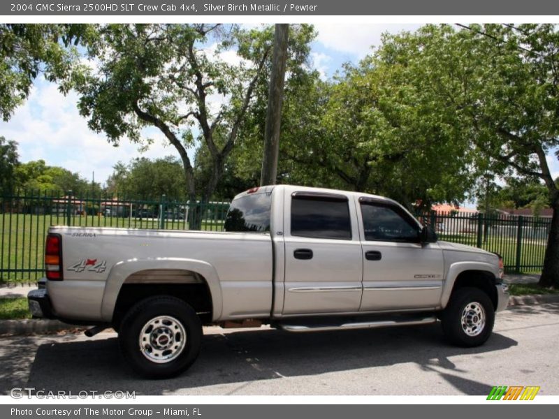 Silver Birch Metallic / Pewter 2004 GMC Sierra 2500HD SLT Crew Cab 4x4
