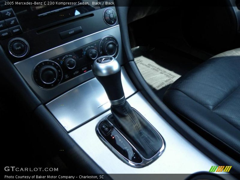 Black / Black 2005 Mercedes-Benz C 230 Kompressor Sedan