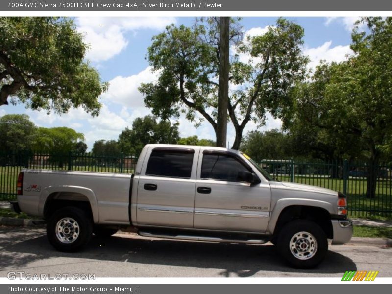 Silver Birch Metallic / Pewter 2004 GMC Sierra 2500HD SLT Crew Cab 4x4