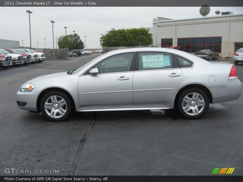 Silver Ice Metallic / Gray 2011 Chevrolet Impala LT