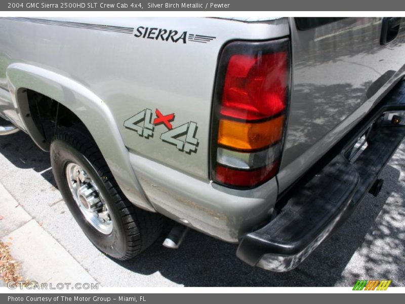 Silver Birch Metallic / Pewter 2004 GMC Sierra 2500HD SLT Crew Cab 4x4