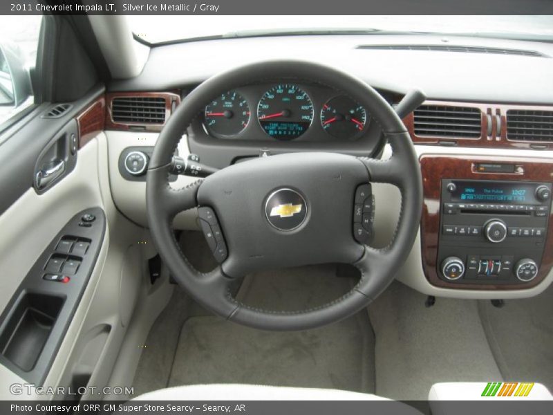 Silver Ice Metallic / Gray 2011 Chevrolet Impala LT