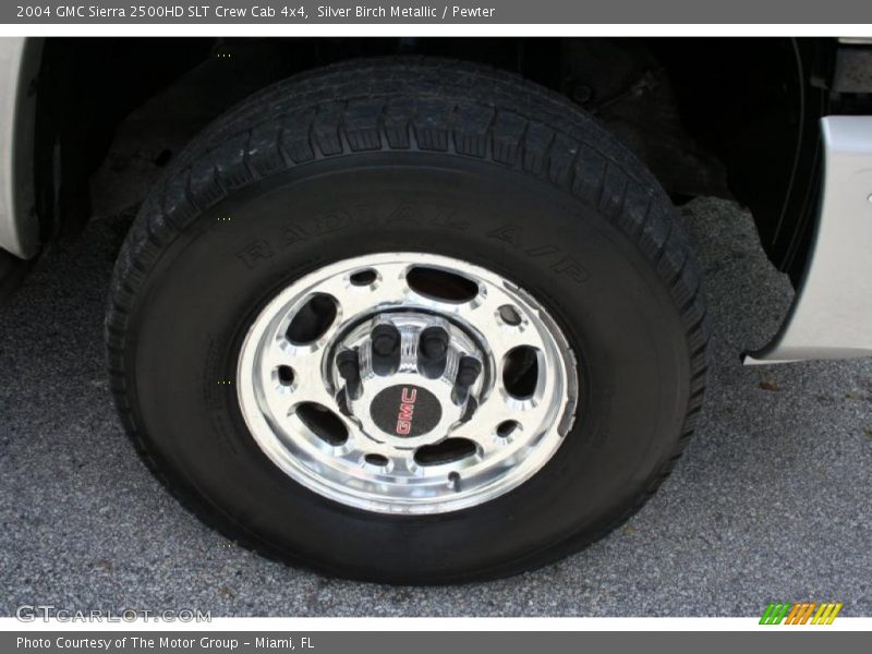 Silver Birch Metallic / Pewter 2004 GMC Sierra 2500HD SLT Crew Cab 4x4