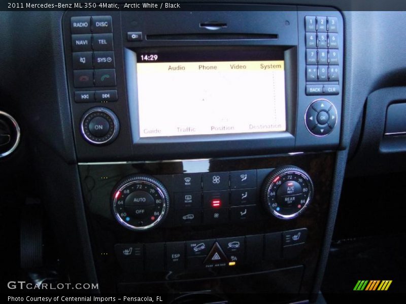 Arctic White / Black 2011 Mercedes-Benz ML 350 4Matic