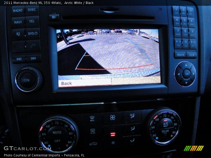 Arctic White / Black 2011 Mercedes-Benz ML 350 4Matic