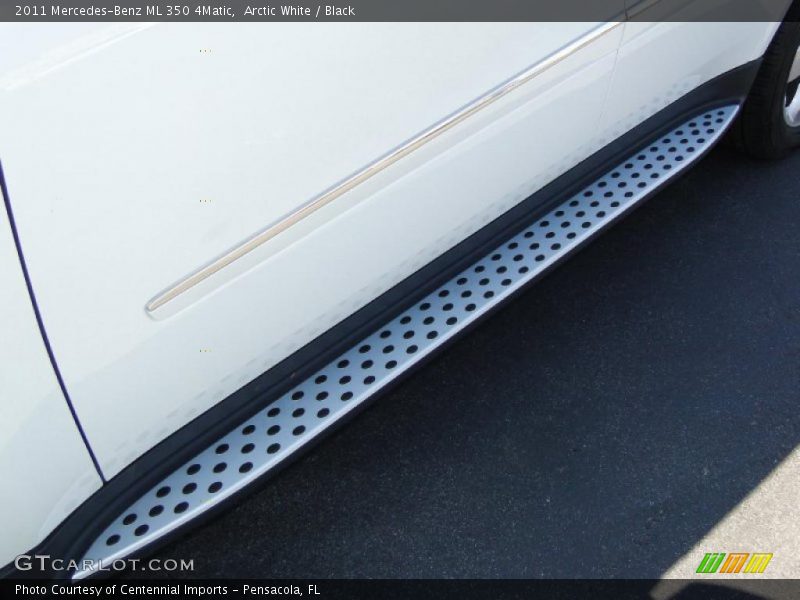 Arctic White / Black 2011 Mercedes-Benz ML 350 4Matic