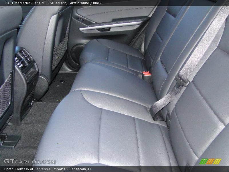 Arctic White / Black 2011 Mercedes-Benz ML 350 4Matic