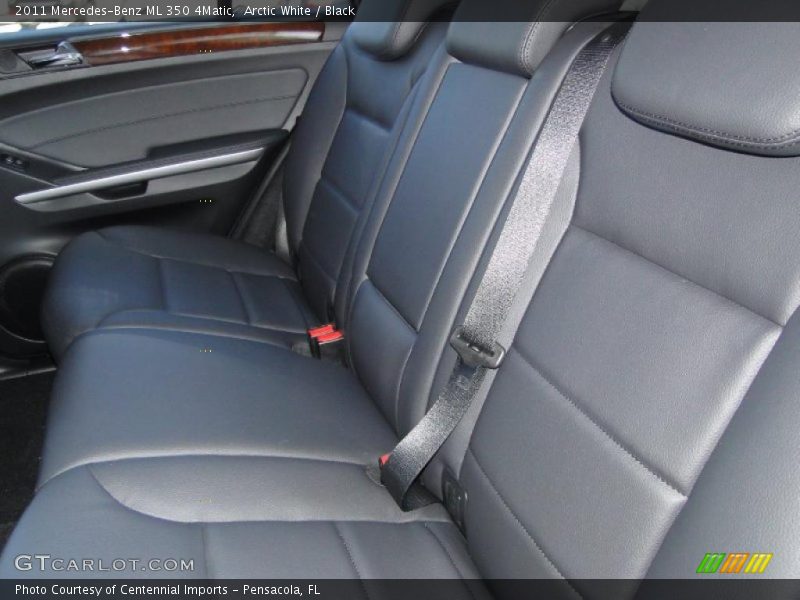 Arctic White / Black 2011 Mercedes-Benz ML 350 4Matic