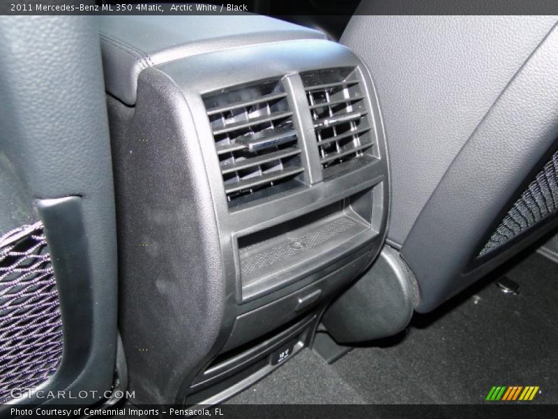 Arctic White / Black 2011 Mercedes-Benz ML 350 4Matic