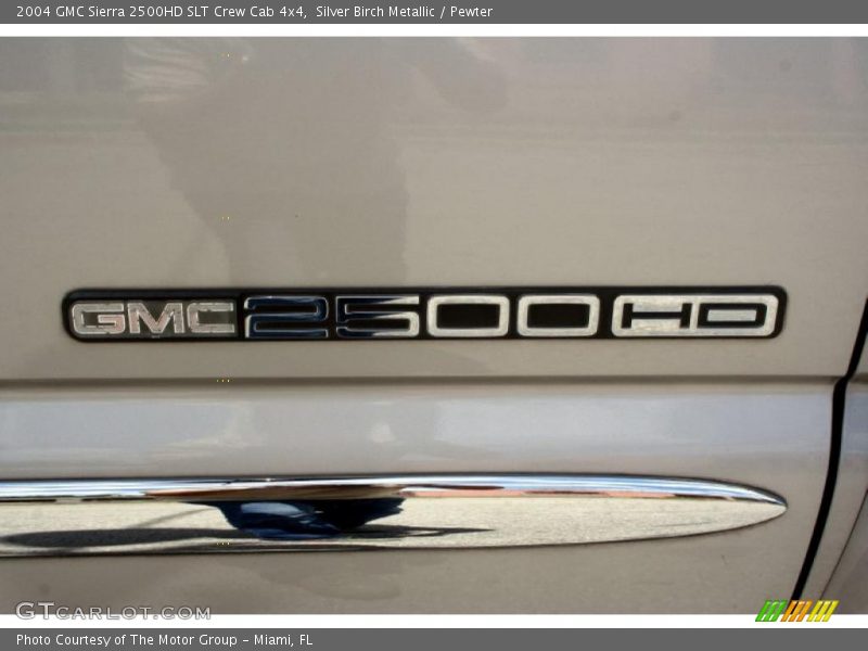 Silver Birch Metallic / Pewter 2004 GMC Sierra 2500HD SLT Crew Cab 4x4