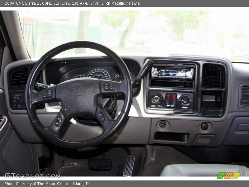 Silver Birch Metallic / Pewter 2004 GMC Sierra 2500HD SLT Crew Cab 4x4