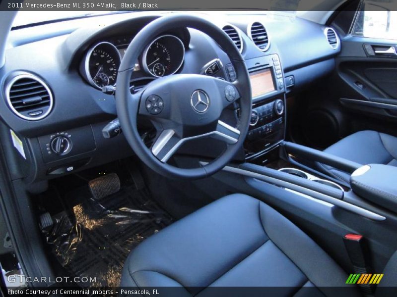 Black / Black 2011 Mercedes-Benz ML 350 4Matic