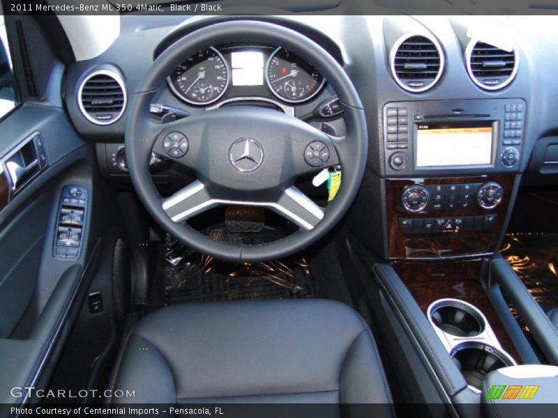 Black / Black 2011 Mercedes-Benz ML 350 4Matic