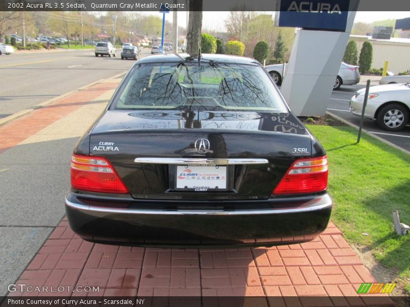 Quantum Gray Metallic / Quartz 2002 Acura RL 3.5 Sedan