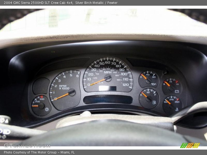 Silver Birch Metallic / Pewter 2004 GMC Sierra 2500HD SLT Crew Cab 4x4