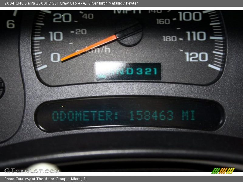 Silver Birch Metallic / Pewter 2004 GMC Sierra 2500HD SLT Crew Cab 4x4