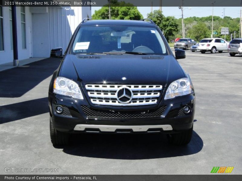 Black / Black 2011 Mercedes-Benz ML 350 4Matic