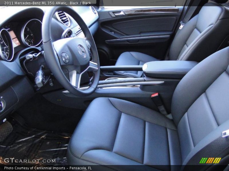Black / Black 2011 Mercedes-Benz ML 350 4Matic
