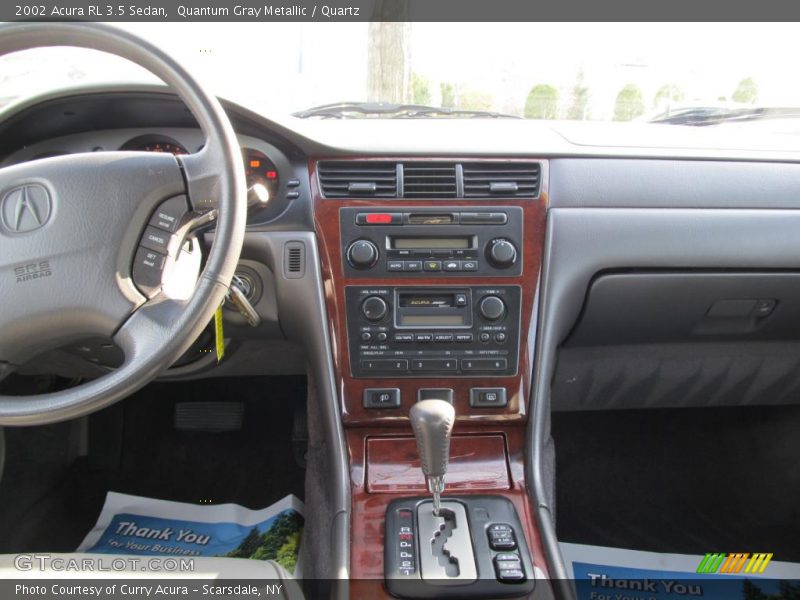 Controls of 2002 RL 3.5 Sedan