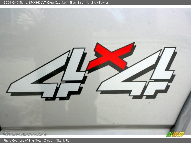 Silver Birch Metallic / Pewter 2004 GMC Sierra 2500HD SLT Crew Cab 4x4
