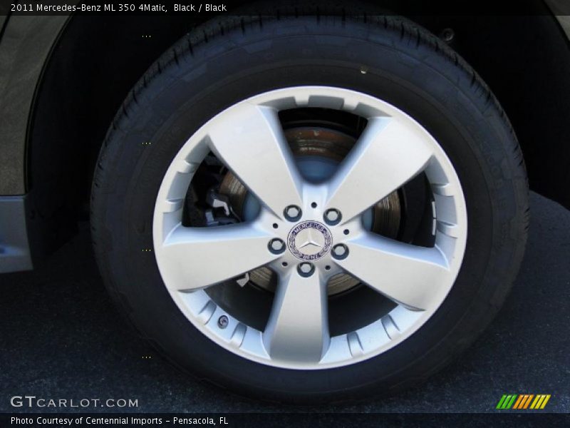 Black / Black 2011 Mercedes-Benz ML 350 4Matic