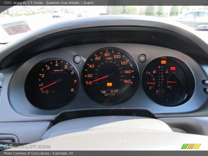  2002 RL 3.5 Sedan 3.5 Sedan Gauges