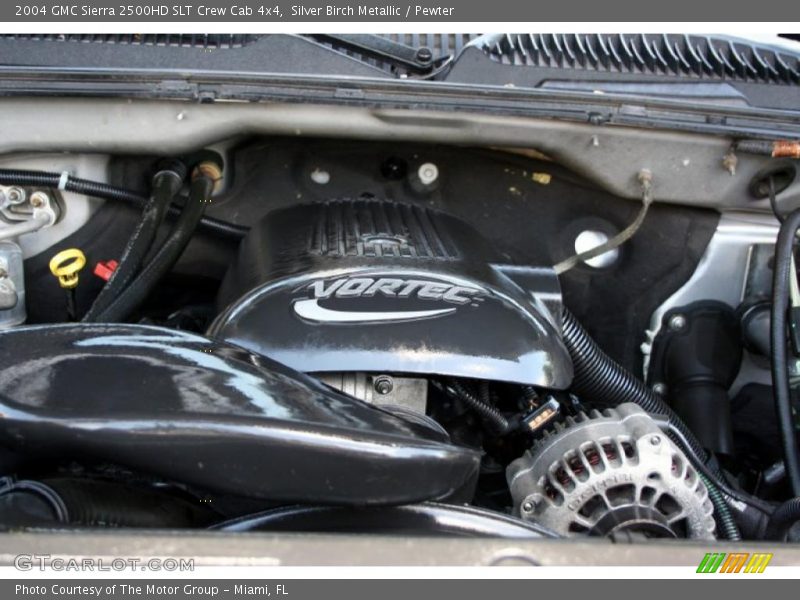 Silver Birch Metallic / Pewter 2004 GMC Sierra 2500HD SLT Crew Cab 4x4