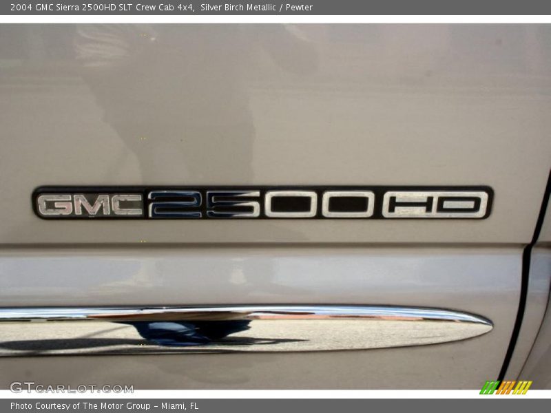 Silver Birch Metallic / Pewter 2004 GMC Sierra 2500HD SLT Crew Cab 4x4