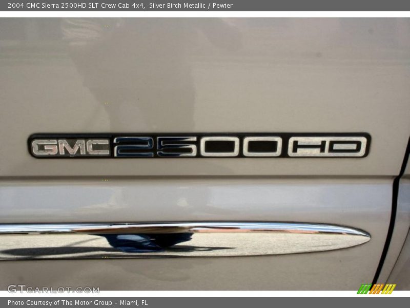 Silver Birch Metallic / Pewter 2004 GMC Sierra 2500HD SLT Crew Cab 4x4