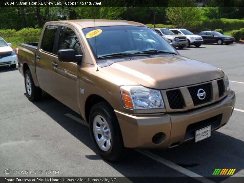 Copper / Sand/Steel 2004 Nissan Titan XE Crew Cab