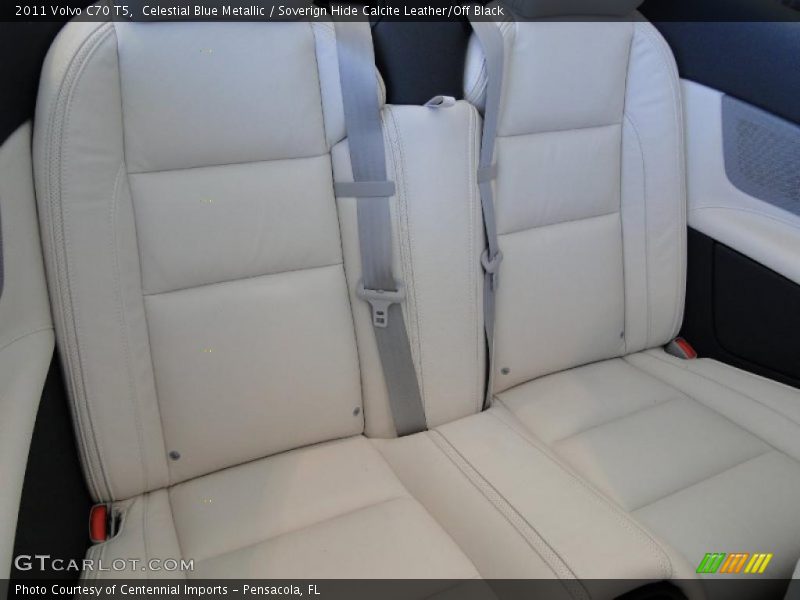 Celestial Blue Metallic / Soverign Hide Calcite Leather/Off Black 2011 Volvo C70 T5
