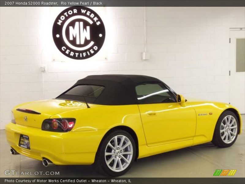 Rio Yellow Pearl / Black 2007 Honda S2000 Roadster