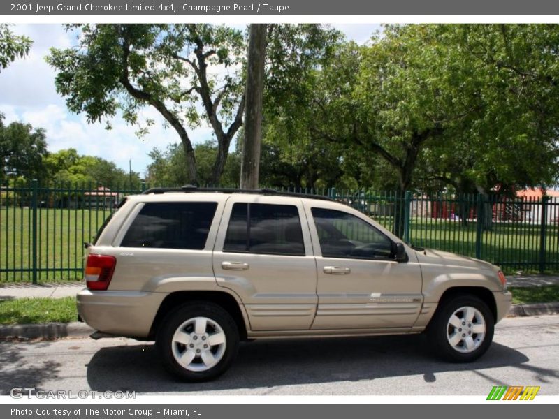 Champagne Pearl / Taupe 2001 Jeep Grand Cherokee Limited 4x4