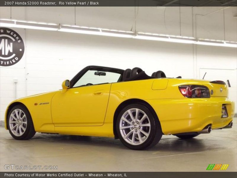 Rio Yellow Pearl / Black 2007 Honda S2000 Roadster