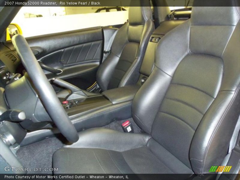 Rio Yellow Pearl / Black 2007 Honda S2000 Roadster