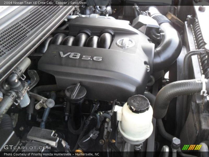  2004 Titan XE Crew Cab Engine - 5.6 Liter DOHC 32 Valve V8
