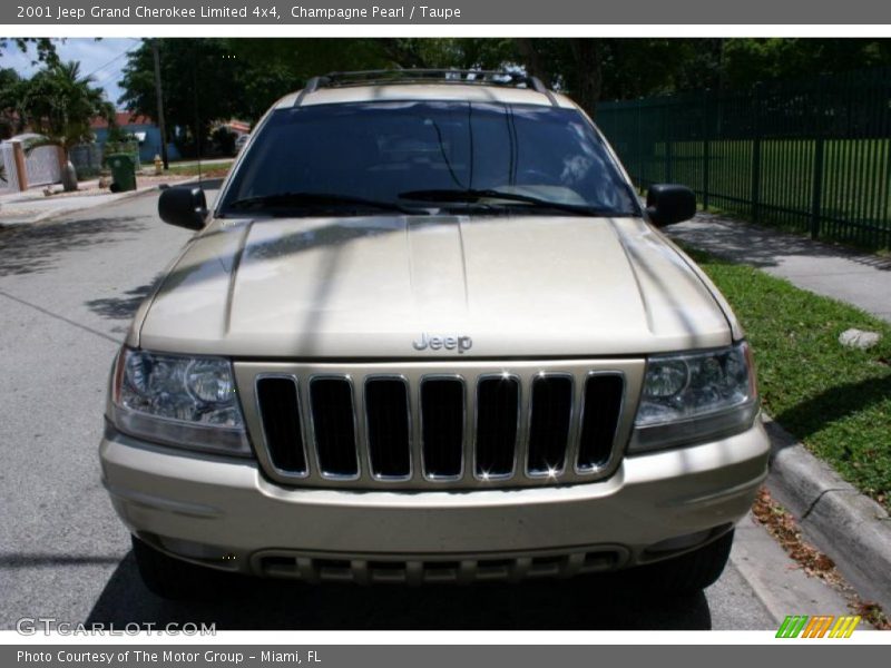 Champagne Pearl / Taupe 2001 Jeep Grand Cherokee Limited 4x4