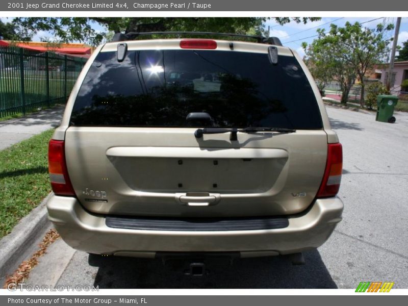 Champagne Pearl / Taupe 2001 Jeep Grand Cherokee Limited 4x4