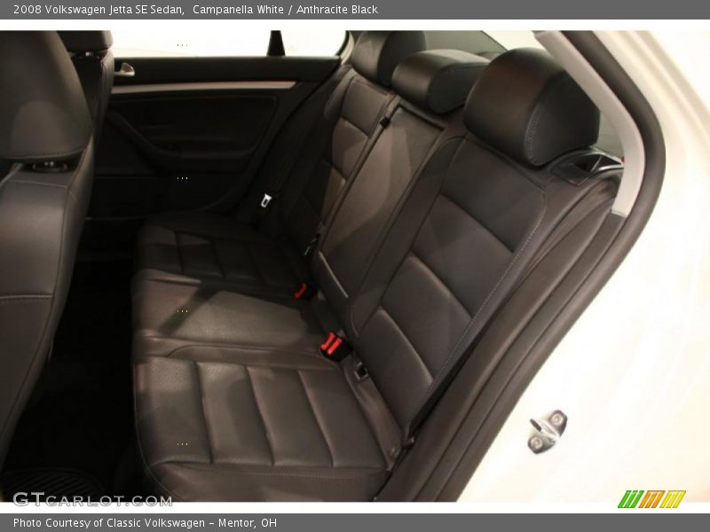 Campanella White / Anthracite Black 2008 Volkswagen Jetta SE Sedan