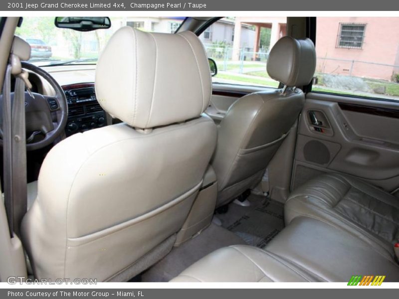 Champagne Pearl / Taupe 2001 Jeep Grand Cherokee Limited 4x4