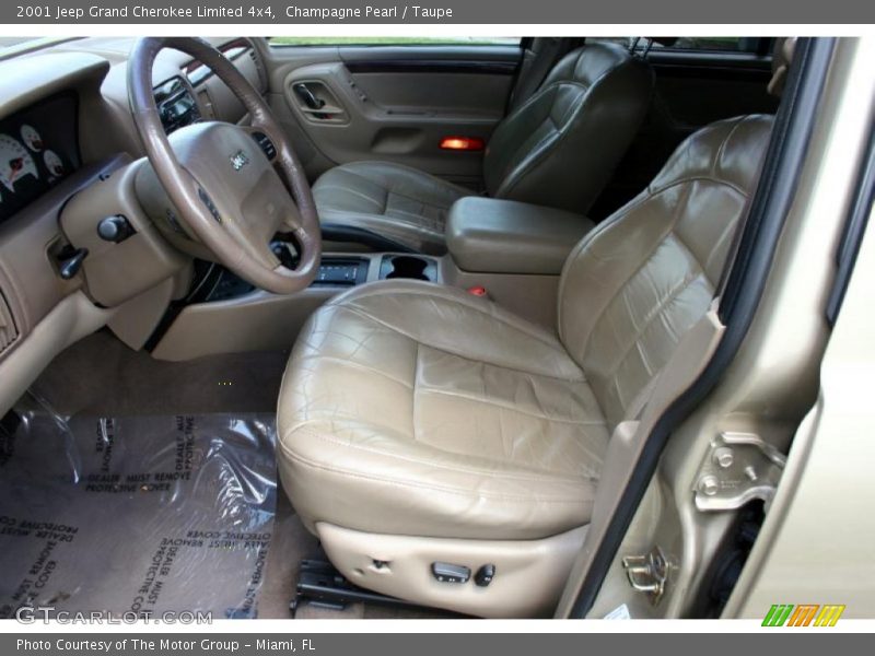 Champagne Pearl / Taupe 2001 Jeep Grand Cherokee Limited 4x4
