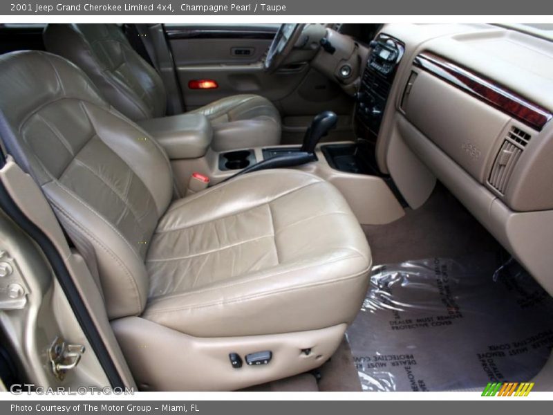 Champagne Pearl / Taupe 2001 Jeep Grand Cherokee Limited 4x4