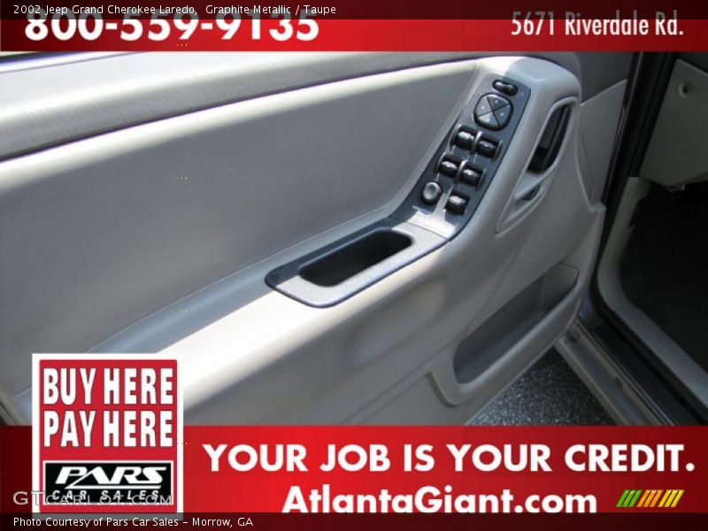 Graphite Metallic / Taupe 2002 Jeep Grand Cherokee Laredo