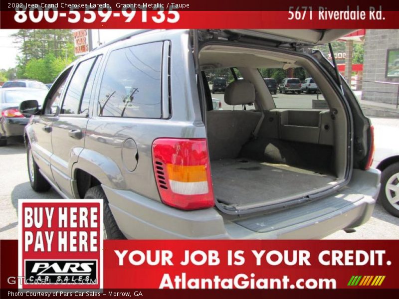 Graphite Metallic / Taupe 2002 Jeep Grand Cherokee Laredo